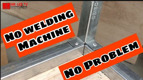 simple metal frame without welding